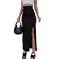 Спідниця жіноча крепдайвінг MIA-063 (42 - 48р.) Чорна