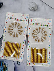 Свічки в торт 5.5 см 12 штук