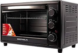Електрична духовка Grunhelm GN33AB духова шафа електропіч конвекція 33 л Чорний 1800 Вт