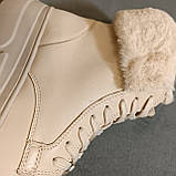 Caprice черевики зимові з натуральної шкіри світлі 41р., фото 7