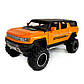 Машинка металева HUMMER EV Special Edition Alloy Хамер оранджева Автопром 1:24 світло звук відкр двері баг капот 24*10*11см, фото 3