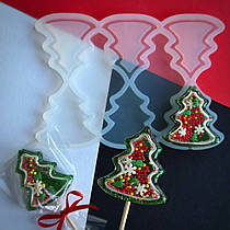 Силіконовий молд "Ялинка-брязкальце"