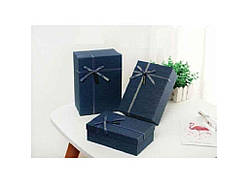 Коробка подарункова 23*16*10/21*14*8/19*12*7см Elegance 3шт/наб R33263B ТМ STENSON