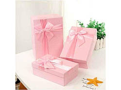 Коробка подарункова 23*16*10/21*14*8/19*12*7см Luxury 3шт/наб R33260P ТМ STENSON