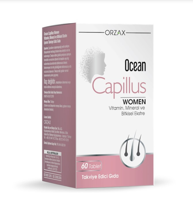Orzax Capillus Women / Комплекс вітамінів і мінералів для жінок 60 таблеток, фото 1
