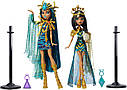Monster High Cleo and Nefera De Nile HXJ01 Набір ляльок Монстер Хай Клео та Нефера де Ніл Їх величності мумії, фото 3
