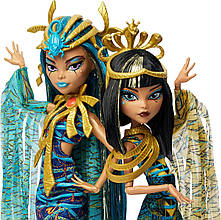 Монстер Хай Клео та Нефера де Ніл Набір ляльок Monster High Cleo and Nefera De Nile Mummy Majesties HXJ01