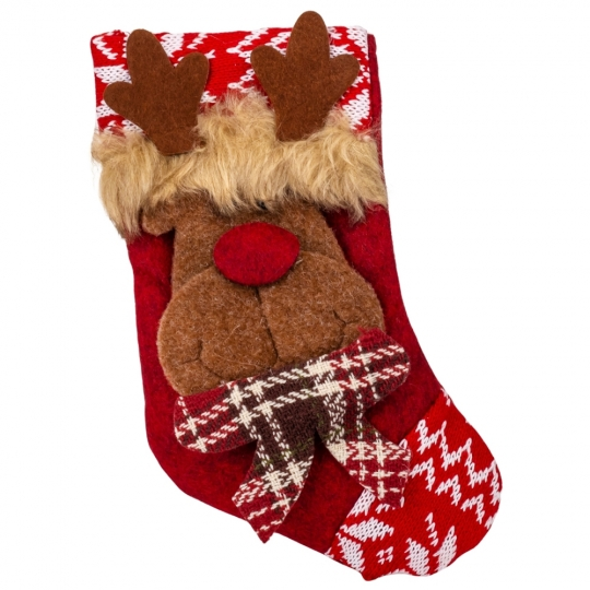 Носок новогодний 23см 9147-008