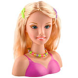 Манекен голова для укладки волосся з аксесуарами Kruzzel 23437 Польща, фото 4