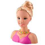 Манекен голова для укладки волосся з аксесуарами Kruzzel 23437 Польща, фото 5