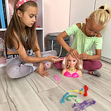 Манекен голова для укладки волосся з аксесуарами Kruzzel 23437 Польща, фото 9