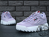 Жіночі кросівки Fila Disruptor II 2 Purple/White, фото 2