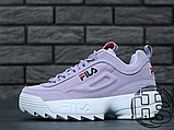 Жіночі кросівки Fila Disruptor II 2 Purple/White, фото 3