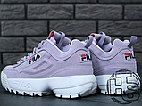 Жіночі кросівки Fila Disruptor II 2 Purple/White, фото 6