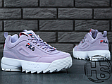 Жіночі кросівки Fila Disruptor II 2 Purple/White, фото 7