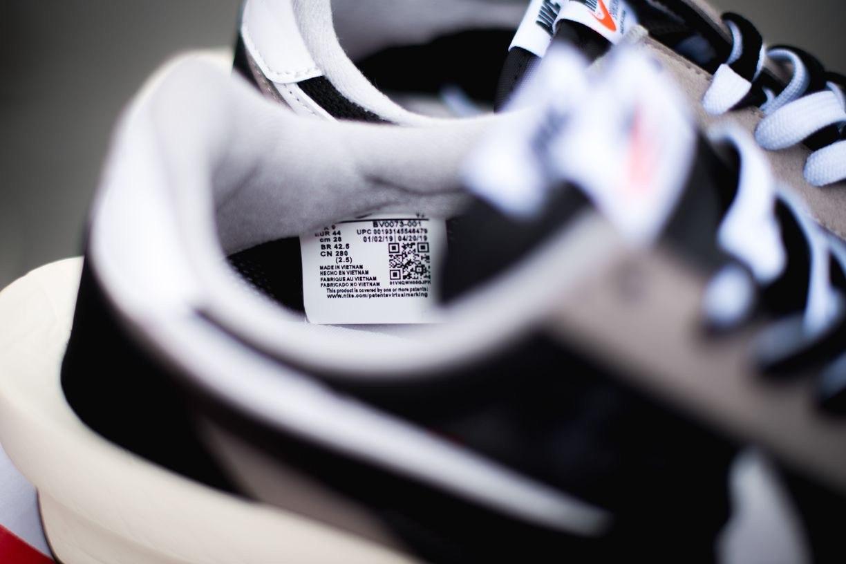 Кросівки чоловічі Nike LD Waffle Sacai Black/White BV0073-001, фото 1