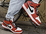 Жіночі кросівки Air Jordan 1 Retro HI OG Chicago (с мехом) 555088-101, фото 3