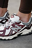 Кросівки жіночі New Balance 610 Classic Bordo White ML610TMA, фото 5