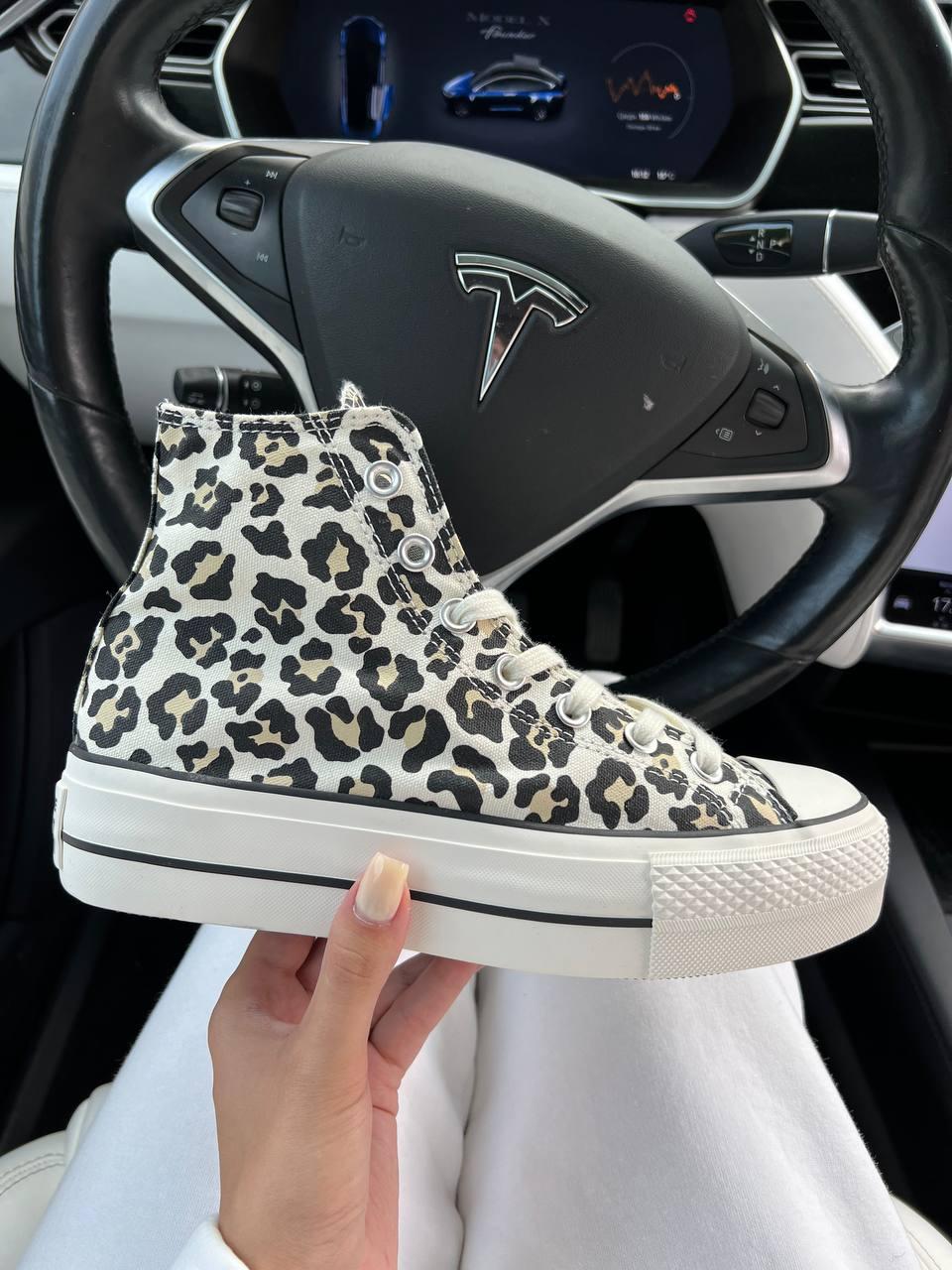 Жіночі кеди Converse Chuck Taylor All Star High Leopard ALL07029, фото 1