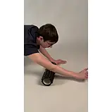 Ролик для йоги , масажний ролик Trizand 23570 чорний Польща, фото 3