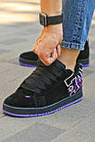 Кросівки жіночі DC Shoes Court Graffik Black Purple ADBS100303, фото 5