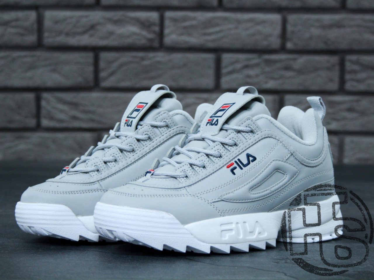 Жіночі кросівки Fila Disruptor II 2 Grey/White, фото 1