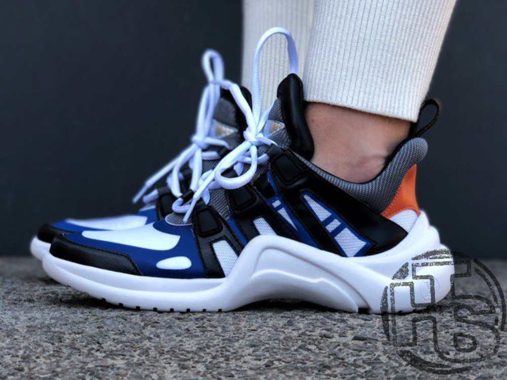 Жіночі кросівки Louis Vuitton LV Archlight Sneaker White/Grey/Blue 1A43HJ, фото 1