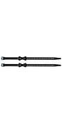 Набір стяжок Stretch-Loc 20 20mm x 500mm 2 Pack, Black від Sea to Summit (STS ATD2079-04050118)