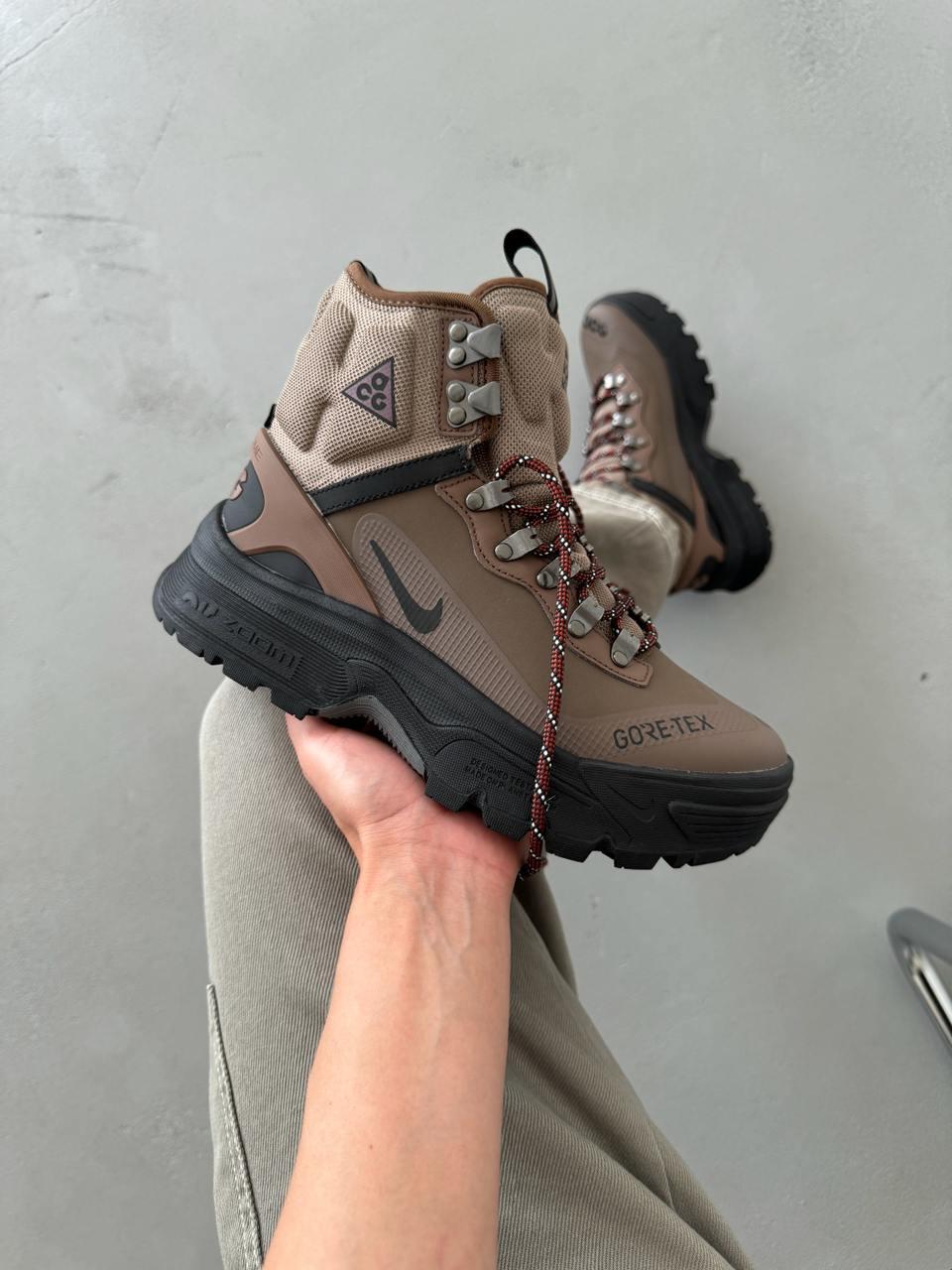 Кросівки чоловічі Nike ACG Air Zoom Gaiadome Gore-Tex Trails End Brown DD2858-200, фото 1