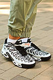 Кросівки чоловічі Nike Air Max Plus Drift White Black Metallic Silver FD4290-101, фото 2