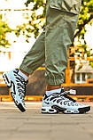 Кросівки чоловічі Nike Air Max Plus Drift White Black Metallic Silver FD4290-101, фото 3
