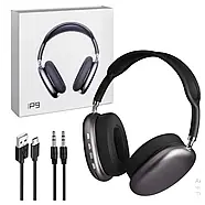 Бездротові накладні Bluetooth навушники з мікрофоном USB Type-C AND HA-68 Акумуляторні навушники Чорні, фото 4