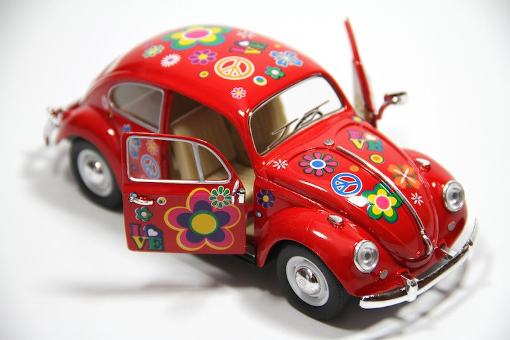Машинка Kinsmart KT5057F 1967 Volkswagen Classical Beetle