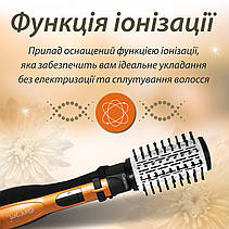Фен стайлер для волосся 3 в 1Gemei HP-4828 1000 Вт, фото 5