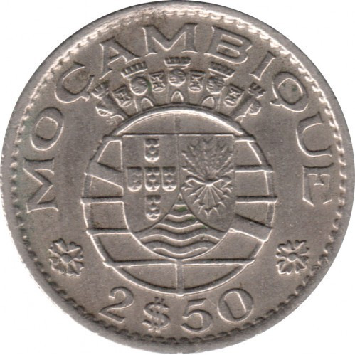 Мозамбік › Португальська колонія 2.5 ескудо, 1952-1973 №2124