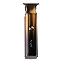 Тример для стрижки VGR V-986 з насадками та USB, золото, фото 5