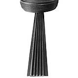 Тактильна гумова стрічка 31х5 мм чорна (8649), фото 3