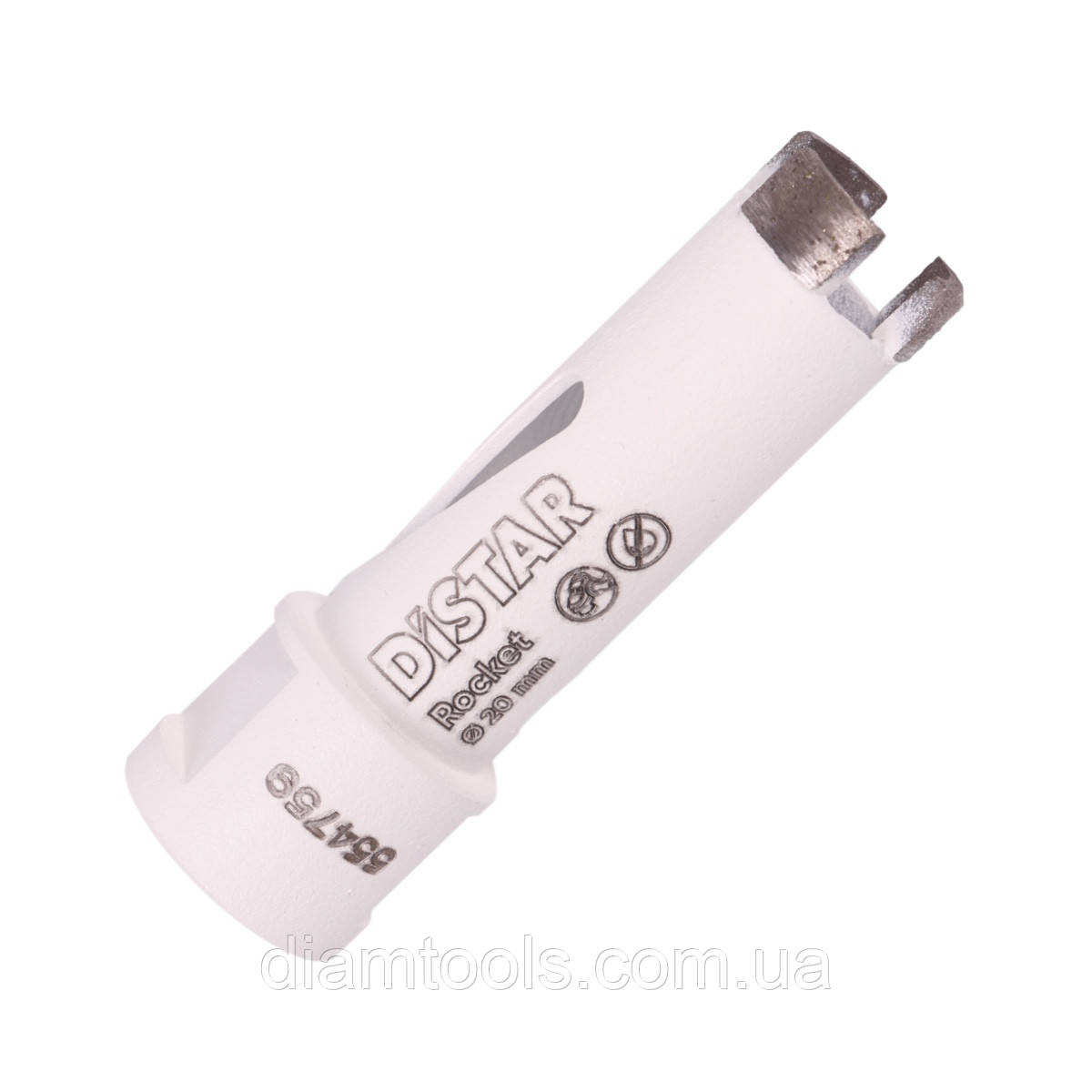 Коронка на КШМ по керамограніту (граніту) Distar 20x45-3xM14 Rocket