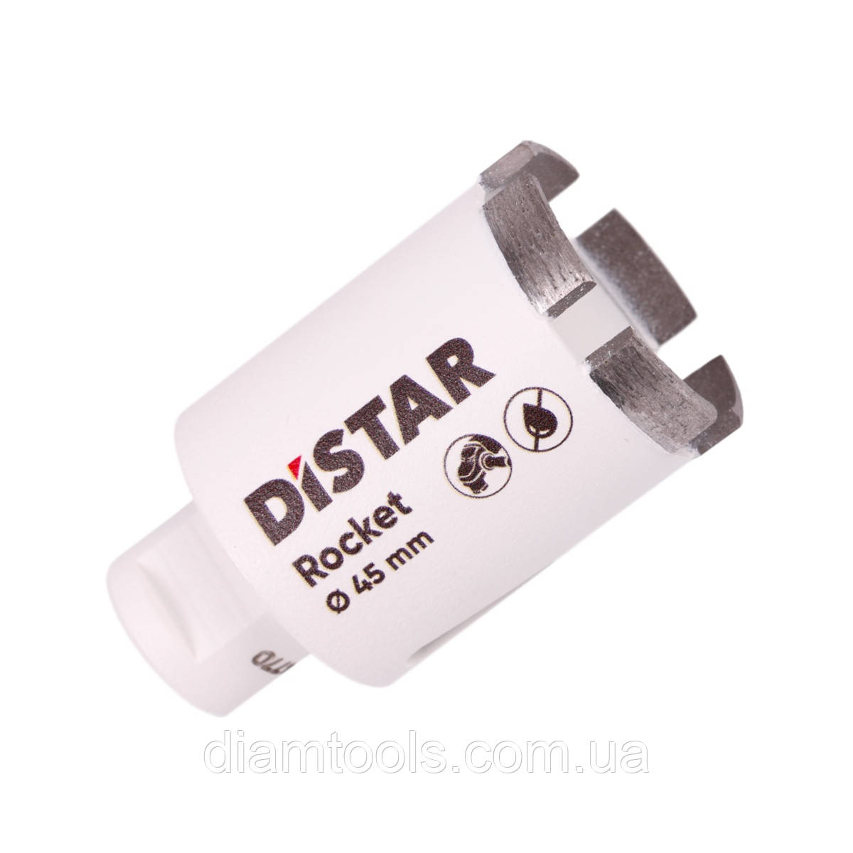 Коронка на КШМ по керамограніту (граніту) Distar 45x45-5xM14 Rocket