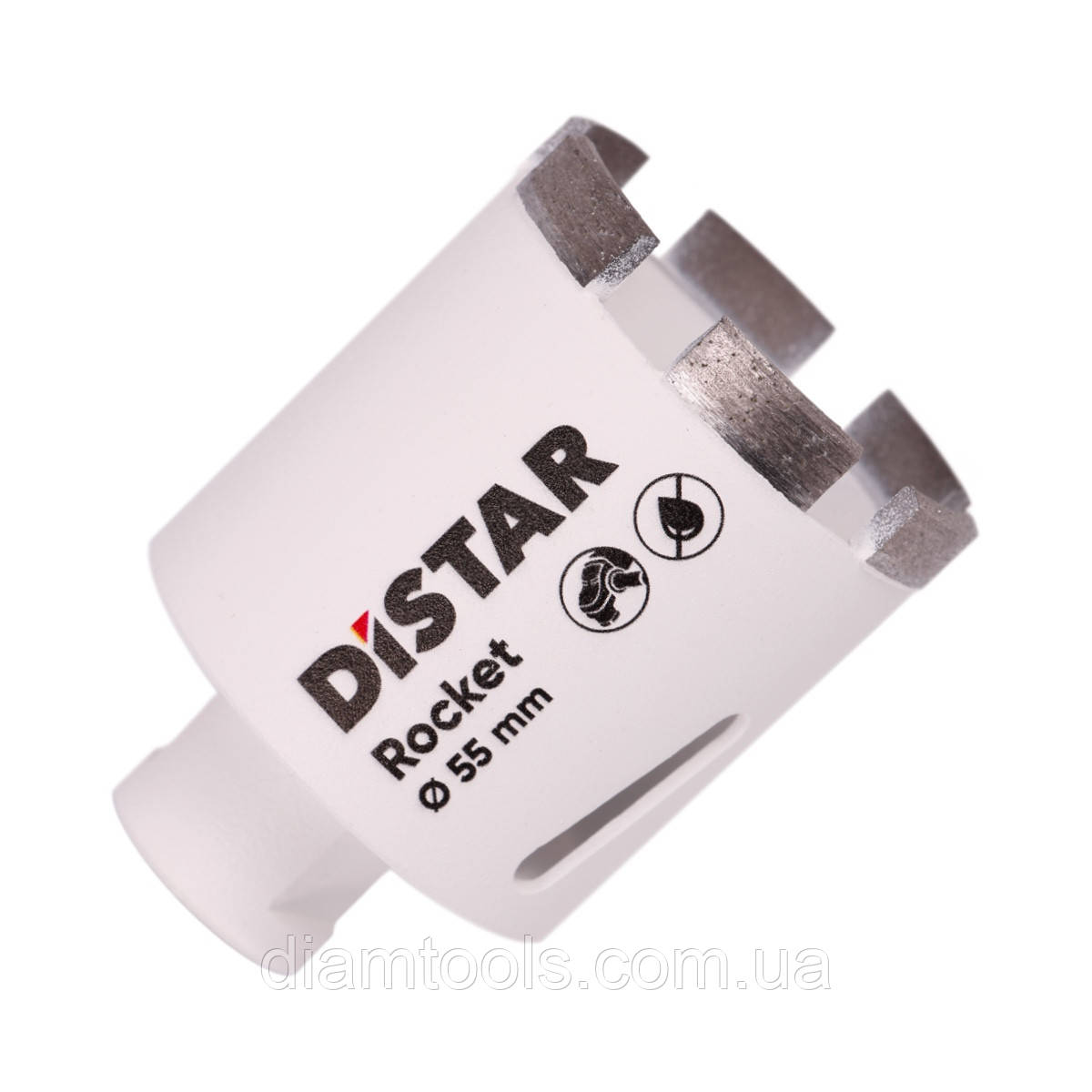 Коронка на КШМ по керамограніту (граніту) Distar 55x45-6xM14 Rocket
