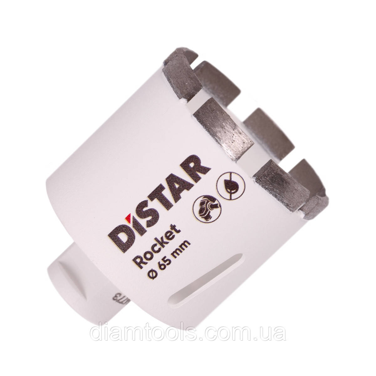 Коронка на КШМ по керамограніту (граніту) Distar 65x45-8xM14 Rocket