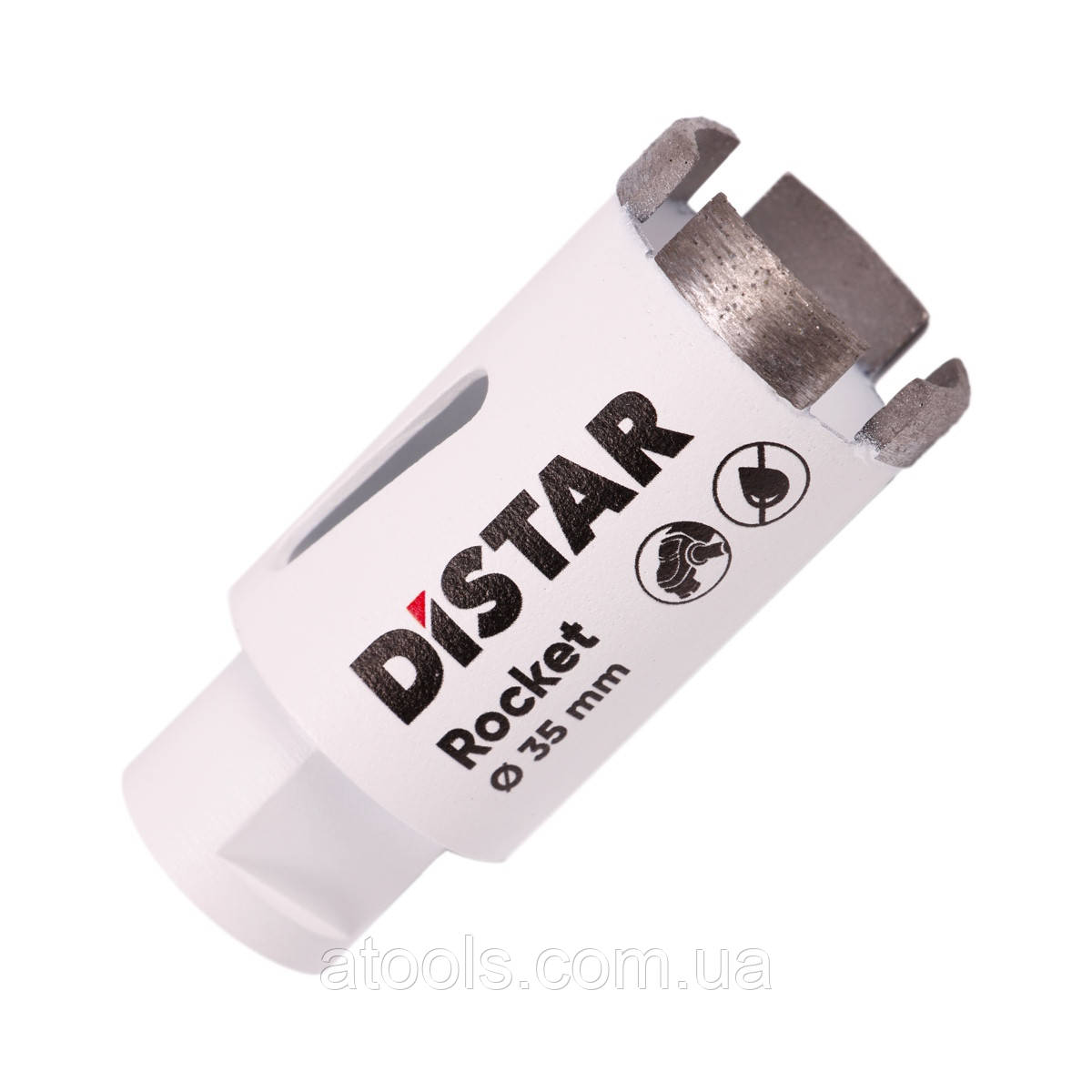 Коронка на КШМ по керамограніту (граніту) Distar 35x45-4xM14 Rocket