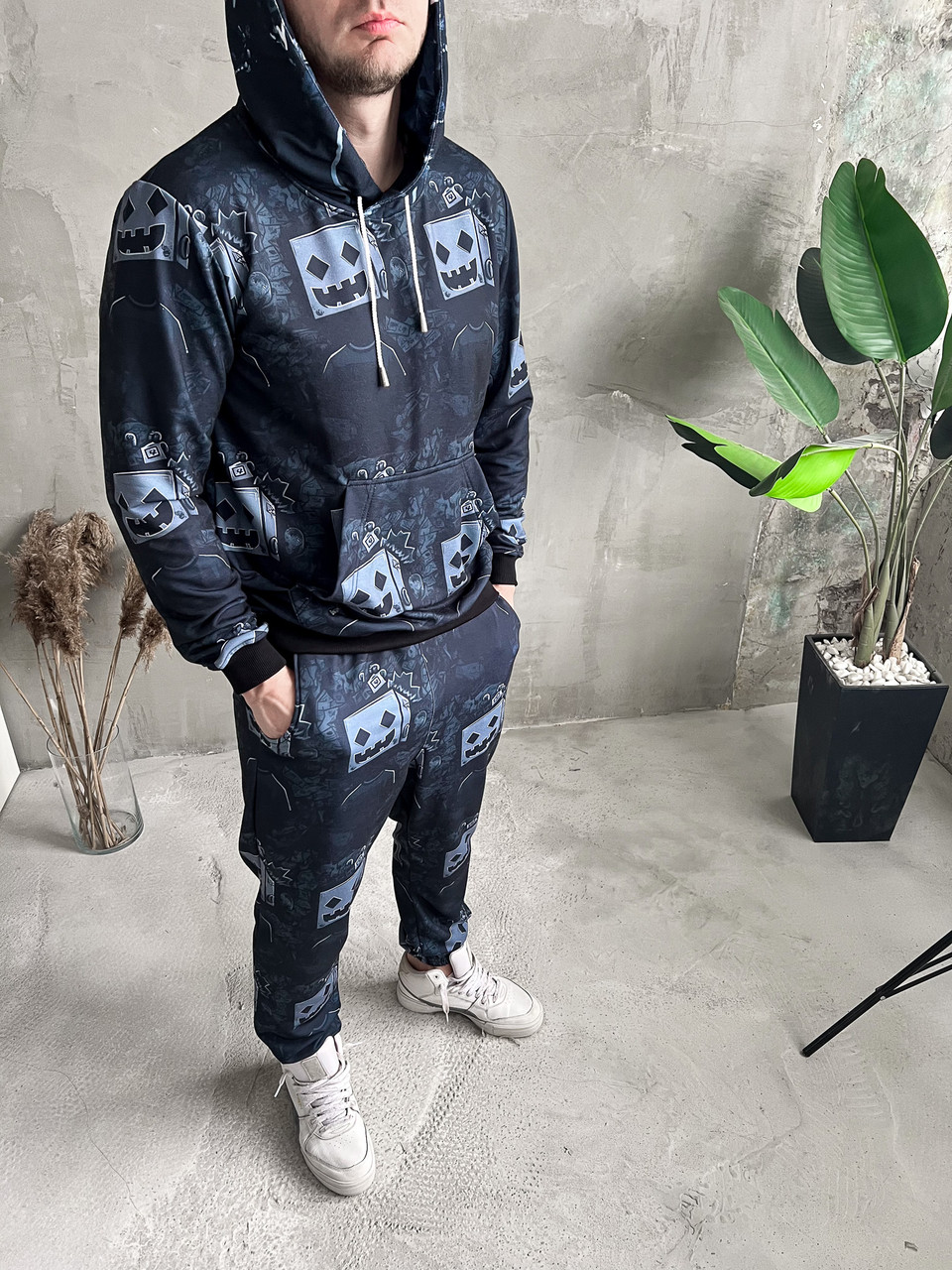 Костюм худі штани чоловічий з принцом