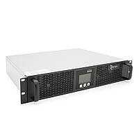 ДБЖ із правильною синусоїдою ONLINE Ritar RT-6KL-LCD, RACK 6000VA (5400 Вт), 192 В, Ток макс. 5 A, під зовнішній