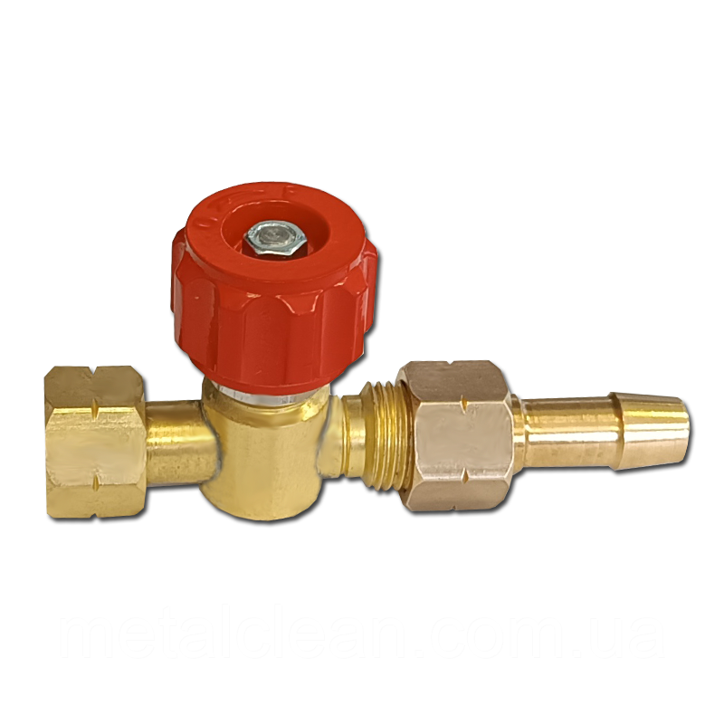 Вентиль горючого газу (ГГ) М16х1,5LH Ø6/9 мм