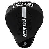 Лапи боксерські PowerPlay 3044 Pro Carbon Ultra Series Чорно-Білі PU [пара], фото 3