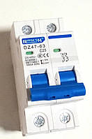 Автоматичний вимикач 25A 230/400V AC 50Hz 2P 3kA, DZ47-63-25