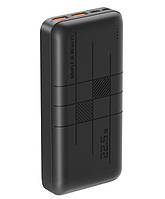 Power Bank XO PR188 (22.5W) 2USB+Micro+Type-C (20000mAh) Чорний
