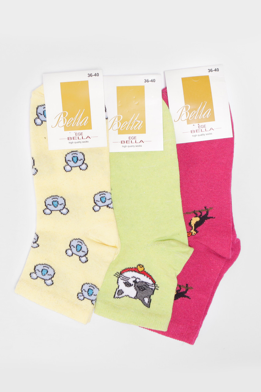 Набір шкарпеток жіночих демісезонних 3 штуки р.36-40 192238S, фото 1