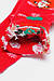 Шкарпетки дитячі з новорічним принтом червоного кольору р.1-4 190988S, фото 3